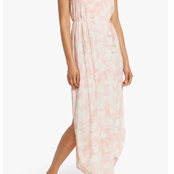 L Space Nicola Pink Floral Cover Up Dress - Picture 2 of 5